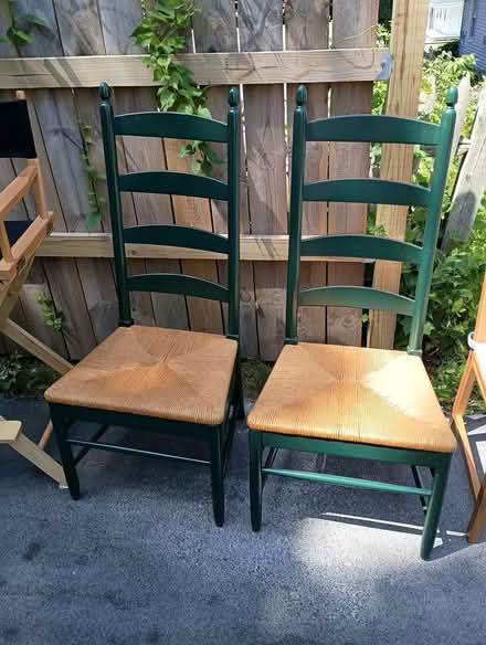 Photo of free Two ladder back chairs (Millbury, MA) #1