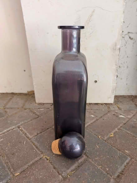 Photo of free Smoked-grey recycled glass bottle (Bedford Centre MK40) #3
