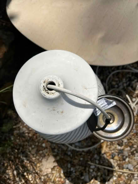 Photo of free White table lamp (Tunbridge Wells) #3