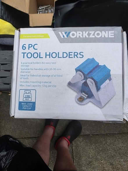 Photo of free Broom or tool holder (Walton L4) #1