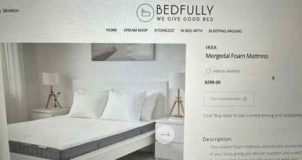 Photo of free Full size bed frame (Olney MD) #2