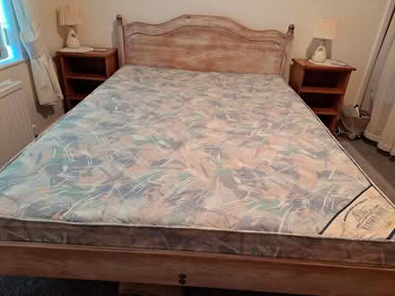 Photo of free Pine double bed (Bratton BA134SH) #3