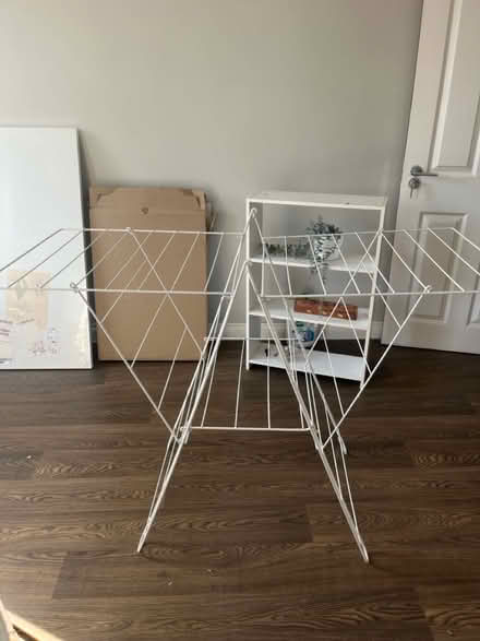 Photo of free White Metal Clothes Drying Rack (SE14 new cross) #2