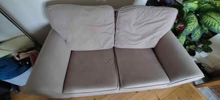 Photo of free Two cream coloured sofa's (small and large) (Wallands Park BN7) #2