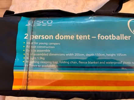 Photo of free 2 person child’s tent (South Woodford E18) #3