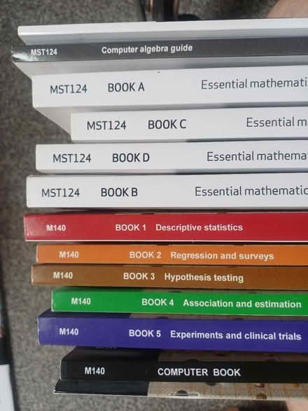 Photo of free OU maths text books (Upton, SL1 1) #1