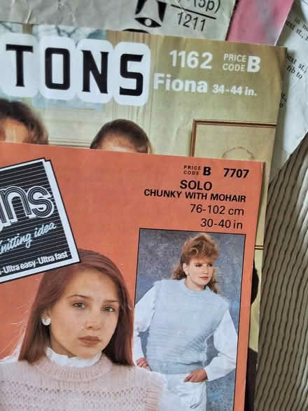 Photo of free Old knitting patterns (East Kilbride G74) #2