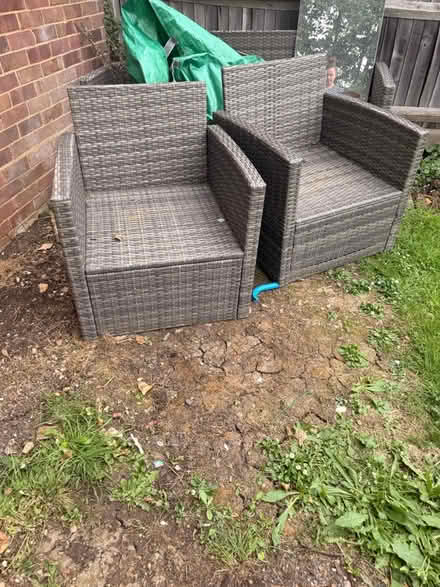 Photo of free 2 garden chairs (Camrose Avenue, HA8) #1