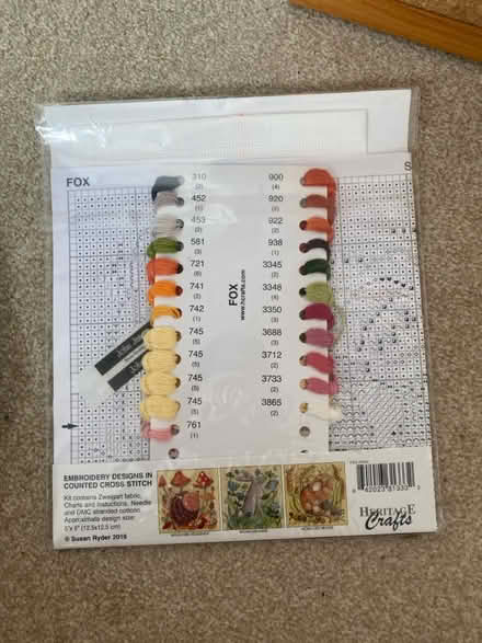 Photo of free Cross stitching kit (Horton Heath SO50) #2