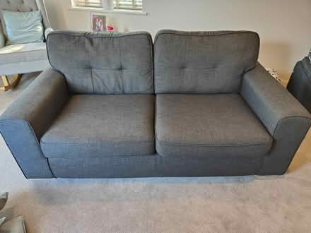 Photo of free Grey sofa (Midge Hall PR26) #1
