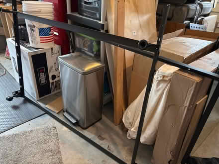 Photo of free King size bed frame (Stevensville) #1