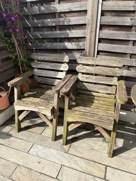 Photo of free 4 wooden chairs (Hemel Hempstead, HP3) #1