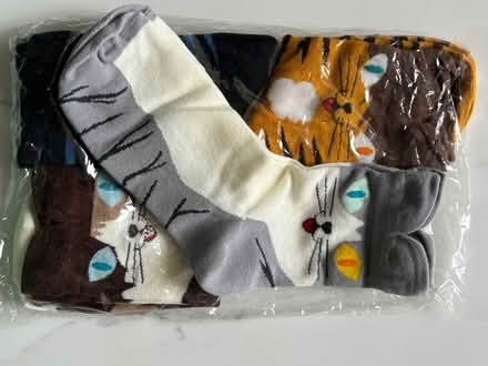 Photo of free Cat socks unused (Pinkneys Green SL6) #3