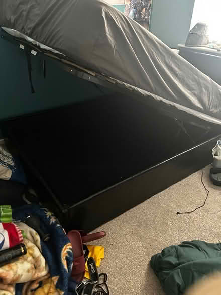 Photo of free Faux leather ottoman bed slatted (Birmingham B9) #1
