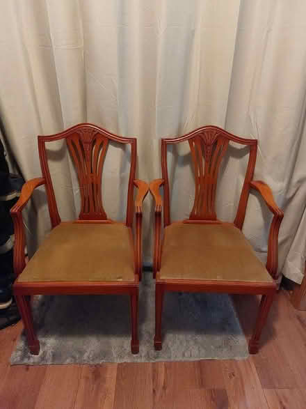 Photo of free Carver dining room chairs (Hildenborough) #1