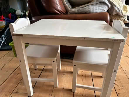 Photo of free Kids table and x2 chairs (GL53) #2