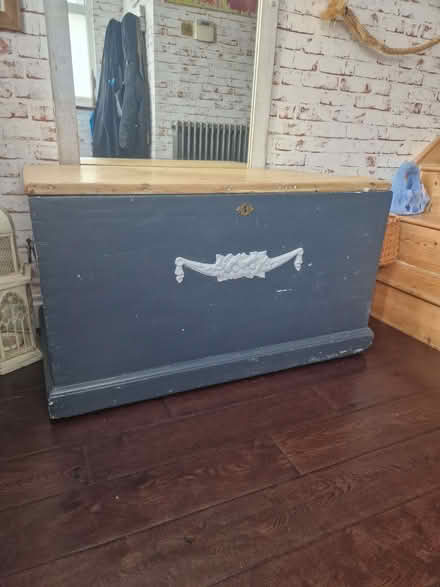 Photo of free Painted wooden chest (Fieldway CR0) #1