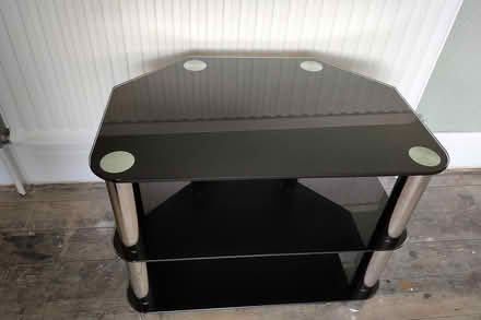 Photo of free Small Glass TV stand (Dronfield S18) #1