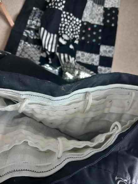 Photo of free Patchwork curtains black and white (Writtle) #3