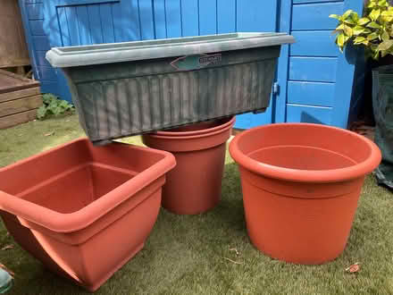 Photo of free Large plastic garden pots/trough (Waterways OX2) #2