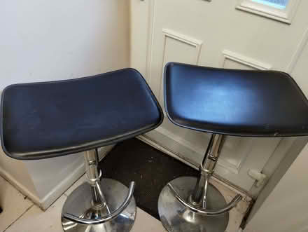 Photo of free 2 bar stools (Tividale B69) #2