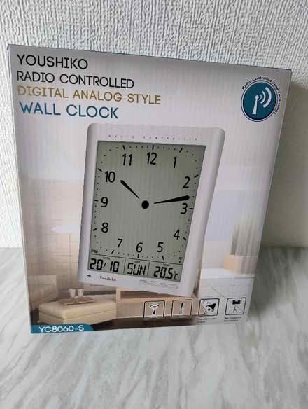 Photo of free Youshiko Radio Controlled Wall Clock (Dunblane FK15) #2