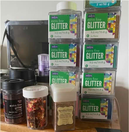 Photo of free 15 containers of glitter (Landmark) #1