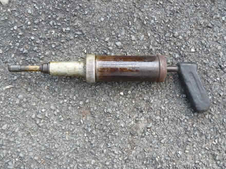 Photo of free Vintage/antique metal grease gun for cars (Kempsey WR5) #1