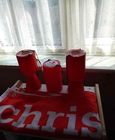 Photo of free 3 collection boxes and Christian Aid bannerid (Whoberley CV5) #1