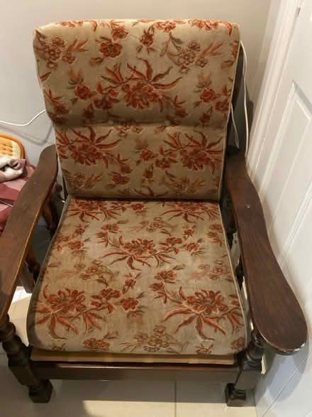 Photo of free 2 single sofa’s with wooden frame (Preston HA3) #1