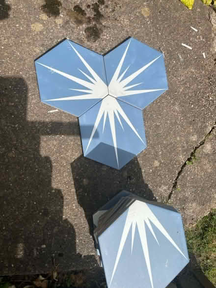 Photo of free 22 hexagonal tiles (Sheffield 11) #1