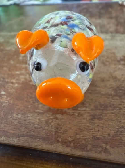 Photo of free Small glass pig figurine (Belmont) #2