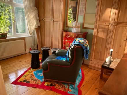 Photo of free Comfy green sofa chair (Enfield Town EN1) #1