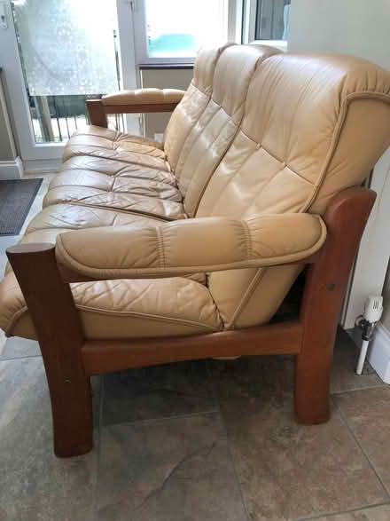 Photo of free Soft Leather Sofa (Three Bridges RH10) #2