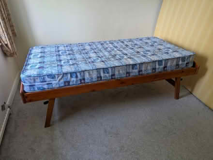 Photo of free Trundle bed and Twin mattress (Hatfield AL9) #1