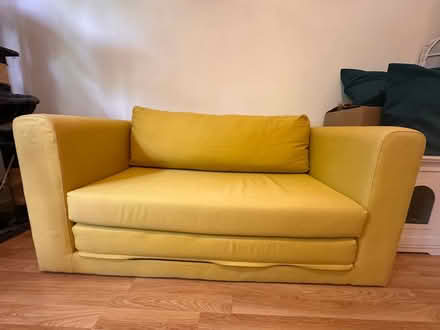 Photo of free Yellow Sofa Bed (Merton Park SM4) #1