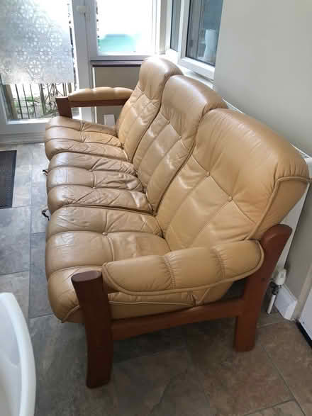 Photo of free Soft Leather Sofa (Three Bridges RH10) #1