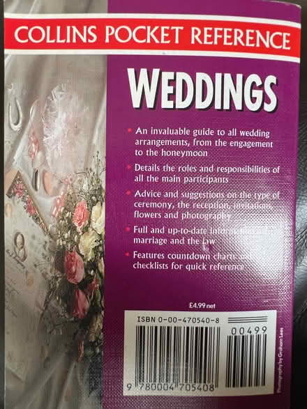 Photo of free Weddings Collins pocket reference (Pinkneys Green SL6) #2