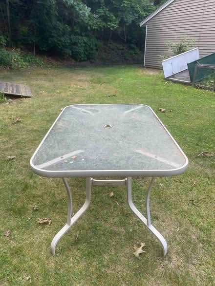 Photo of free Outdoor table glass top (So Chelmsford) #1
