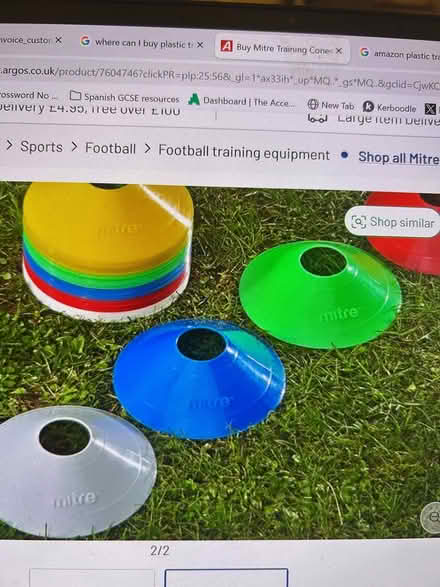 Photo of Plastic sports cones (IP4) #1