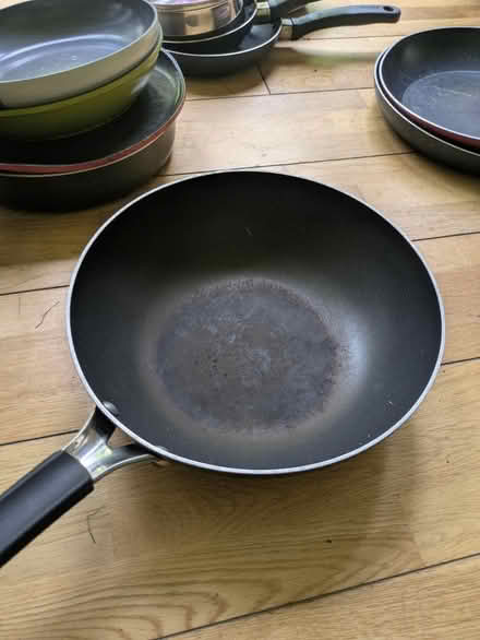 Photo of free Various frying pans and woks (Dunkeld, PH8) #2