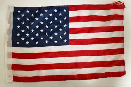 Photo of free Small American flag without pole (1075 Valencia Avenue) #1