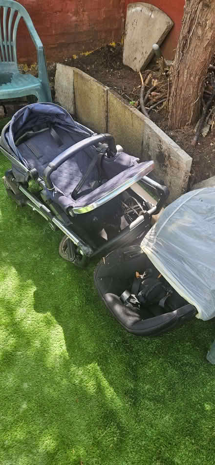 Photo of free Silver Cross blue pushchair full set (Plumstead SE18) #1