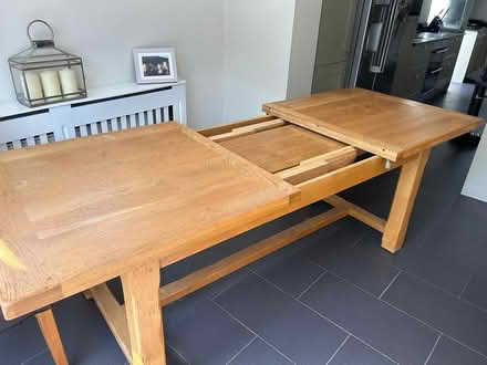 Photo of free Oak Table, 6 Chairs (Rowtown, KT15) #2