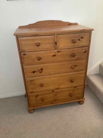 Photo of free Wooden chest of drawers (Industrial Area SG6) #1