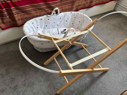 Photo of free Baby Moses basket and stand (Eynesbury PE19) #1
