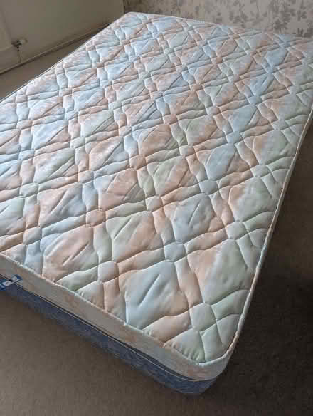 Photo of free Double divan bed Sprung mattress (Grantham NG31) #1