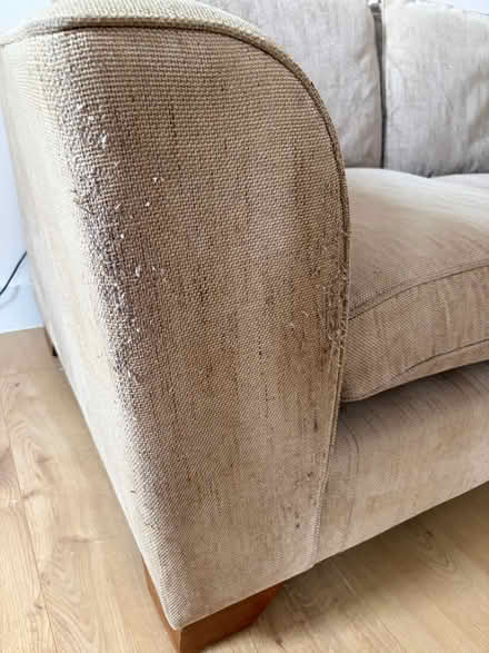 Photo of free Cream Sofa (Cosmetic Damage) (Sutton Bridge) #4