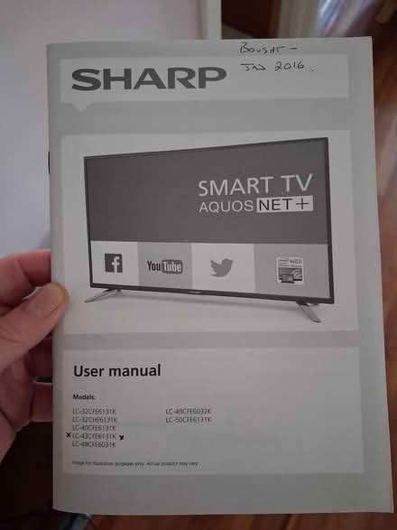 Photo of free 43" Sharp tv (Walkinstown) #1