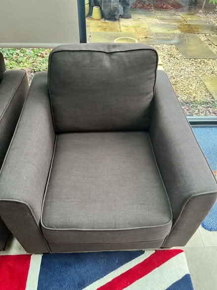 Photo of free Two brown arm chairs (Tivoli GL50) #3